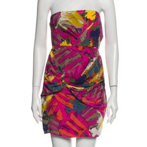 TIBI Printed Mini Dress
